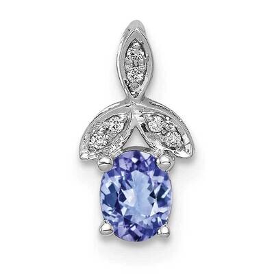 .45 Tanzanite Chain Slide 14k White Gold Diamond PM5234-TZ-002-WA, MPN: PM5234-TZ-002-WA, 883957713…