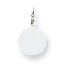 Round Disc Charm Engravable Sterling Silver QM370/18, MPN: QM370/18, 883957585260