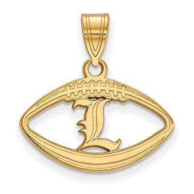 University of Louisville Pendant in Football Gold-plated Silver GP014UL, MPN: GP014UL, 886774917771