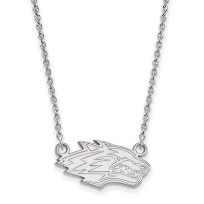 University of New Mexico Small Pendant with Chain Necklace Sterling Silver SS008UNM-18, MPN: SS008U…