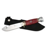 Steel Warrior Guthook Red Bone Handle Knife with Case GM6426, MPN: GM6426, 26615273851