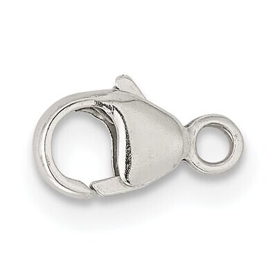 9.3 x 4.6mm Fancy Lobster with Jump Ring Clasp Sterling Silver SS3391, MPN: SS3391,