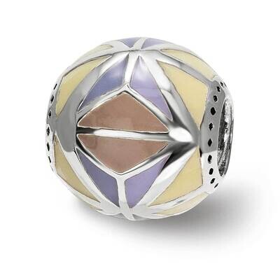 Brown,Yellow &amp; Lavender Enameled, Silver IP-P Sterling Silver QRS3932, MPN: QRS3932,