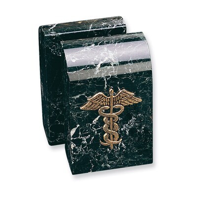 Medical Emblem Marble Bookends GL2856, MPN: GL2856, 797140491507