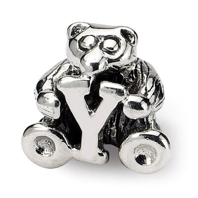 Letter Y Bead - Sterling Silver QRS712Y, MPN: QRS712Y, 883957726908
