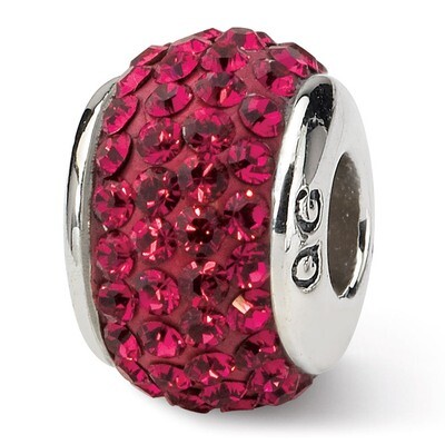July Full Swarovski Elements Bead - Sterling Silver QRS1252JUL, MPN: QRS1252JUL, 883957277561