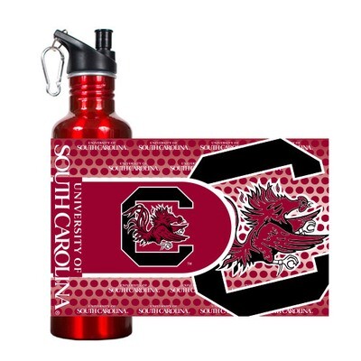 University of South Carolina Red 360 Wrap Stainless 26Oz Water Bottle GC3742