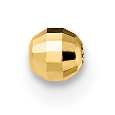 Diamond-Cut 3.0mm Bead 14k Yellow Gold YG4899, MPN: YG4899,