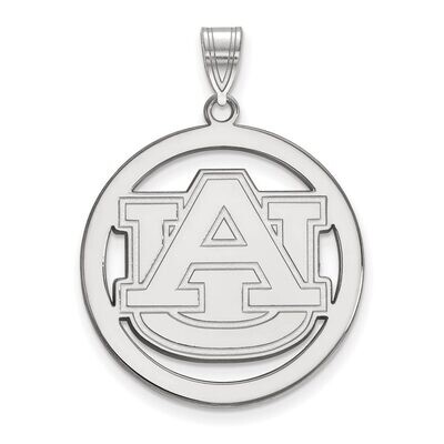 Auburn University L Pendant in Circle Sterling Silver SS034AU, MPN: SS034AU, 886774678290