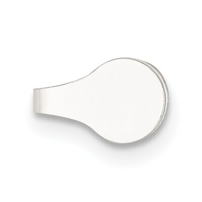 8 x 5mm Flat Solder Flush Endcap Sterling Silver SS3645, MPN: SS3645,