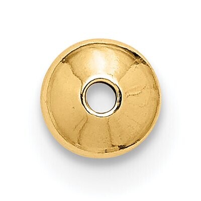 4.6 x 2.4mm Polished Saucer Bead Gold Filled GF4031, MPN: GF4031,