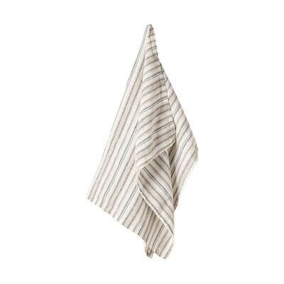 Casafina Kitchen Textiles Carmela Cream Kitchen Towel 100% Linen TX0254-CACB Set of 2, MPN: TX0254-…