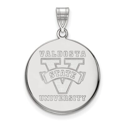 Valdosta State University Large Disc Pendant Sterling Silver SS001VSU, MPN: SS001VSU, 886774719498