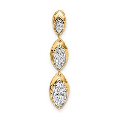 Si1/Si2, G H I, Fancy Drop Pendant 14k Gold Lab Grown Diamond PM7931-033-YLG, MPN: PM7931-033-YLG, …