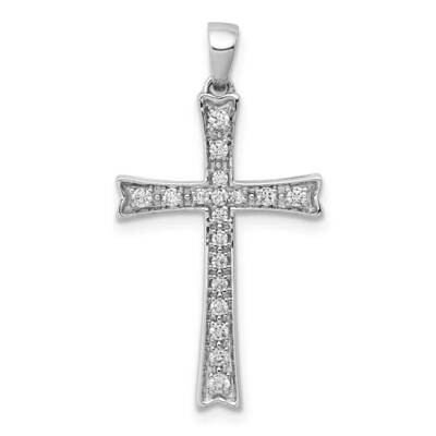 1/5Ct. Diamond Cross Pendant 14k White Gold PM5065-020-WA, MPN: PM5065-020-WA, 883957708065