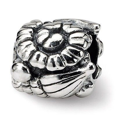 Shells Bead - Sterling Silver QRS251, MPN: QRS251, 883957721491