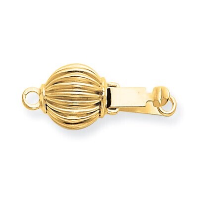 Bead Pearl Clasp 14k Yellow Gold YG2822, MPN: YG2822,