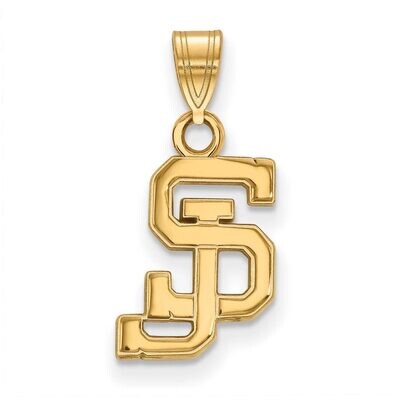 San Jose State University Small Pendant Gold-plated Silver GP005SJS, MPN: GP005SJS, 886774901343