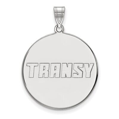 Transylvania University Extra Large Disc Pendant Sterling Silver SS002TRU, MPN: SS002TRU, 886774701…