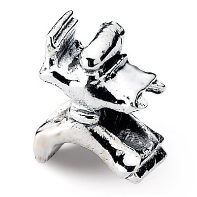 Karate Person Bead - Sterling Silver QRS1920, MPN: QRS1920, 883957311166