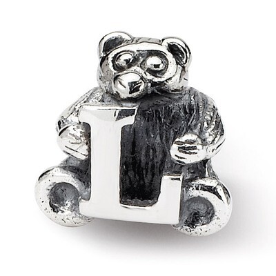 Letter L Bead - Sterling Silver QRS712L, MPN: QRS712L, 883957726779