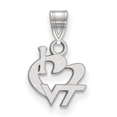Virginia Tech Small I love Logo Sterling Silver SS013VTE, MPN: SS013VTE, 886774719849