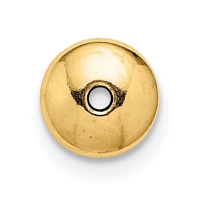 7.3 x 3.6mm Polished Saucer Bead Gold Filled GF4033, MPN: GF4033,