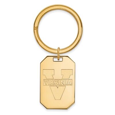 University of Virginia Key Chain Gold-plated Silver GP026UVA, MPN: GP026UVA, 886774930350
