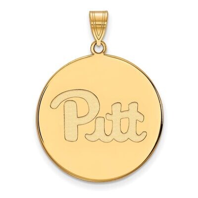 University of Pittsburgh x-Large Disc Pendant 14k Yellow Gold 4Y063UPI, MPN: 4Y063UPI, 886774886442