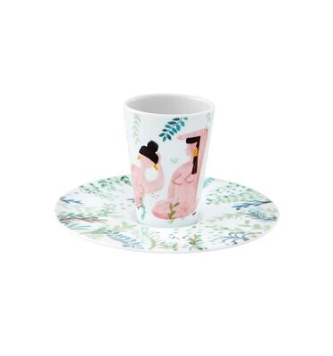 Vista Alegre Escape Goat Espresso Cup And Saucer Vi 21137601, MPN: 21137601, 5605414073005