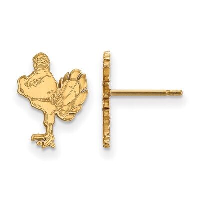 Virginia Tech Small Post Earring 14k Yellow Gold 4Y048VTE, MPN: 4Y048VTE, 886774883496