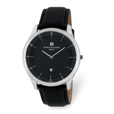 Charles Hubert Mens Stainless Steel Black Dial Watch  XWA6064, MPN: XWA6064, 848870008647