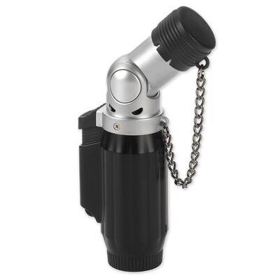 Vertigo Intimidator Black Matte and Brushed Chrome Quad Flame Table Torch L GM15357, MPN: GM15357, …