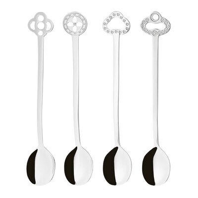 Sambonet Party Oriental Set 4 Party Spoons 52549C01, MPN: 52549C01,