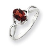 Garnet Ring 14k white Gold 7x5mm Oval Y4645GA, MPN: Y4645GA, 883957566276