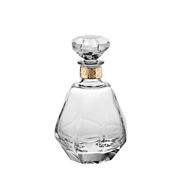 Vista Alegre Gemstone Whisky Decanter With Gold 48001430, MPN: 48001430, 0