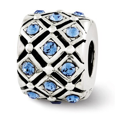 September Swarovski Elements Bead - Sterling Silver QRS2686SEPT, MPN: QRS2686SEPT, 886774992341