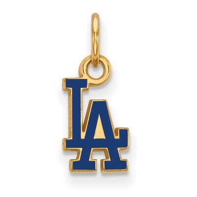 Los Angeles Dodgers x-Small Enamel Pendant Gold-plated Silver GP011DOD, MPN: GP011DOD, 886774912486