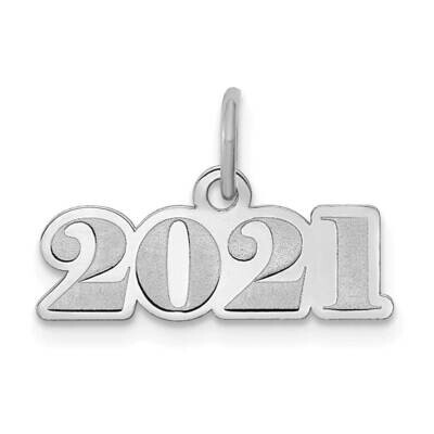 Horizontal 2021 Charm 14k White Gold YC1446W, MPN: YC1446W, 196904083062