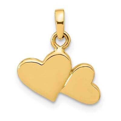 Heart Pendant 14k Gold Polished YC1515, MPN: YC1515,
