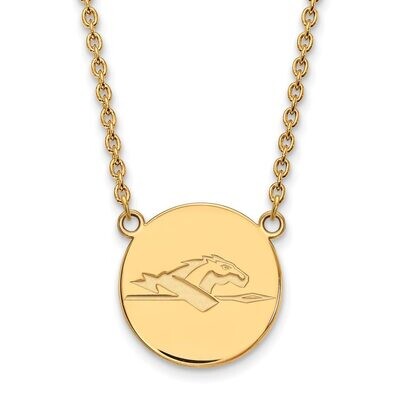 Longwood University Large Disc Pendant Gold-plated Silver GP022LOC-18, MPN: GP022LOC-18, 8867749267…