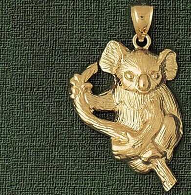 Dazzlers Jewelry Koala Pendant Necklace Charm Bracelet in Yellow, White or Rose Gold 2523, MPN: DZ-…