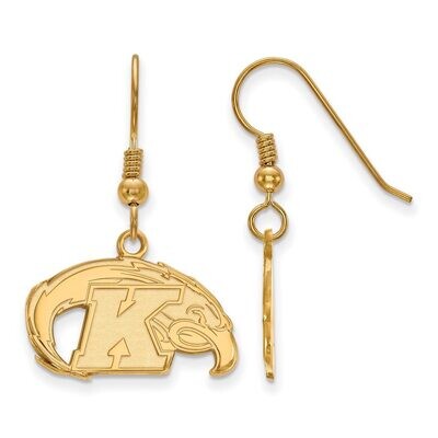 Kent State University Small Dangle Earring Wire Gold-plated Silver GP003KEN, MPN: GP003KEN, 8867748…