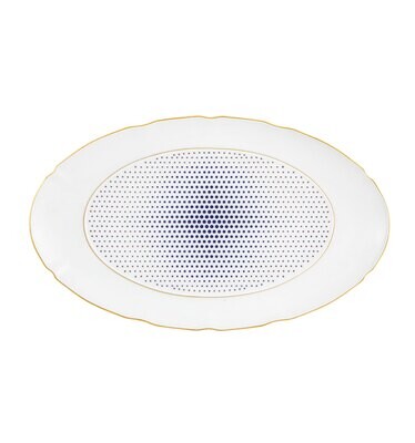 Vista Alegre Constellation D&#39;Or Large Oval Platter 21134780, MPN: 21134780,