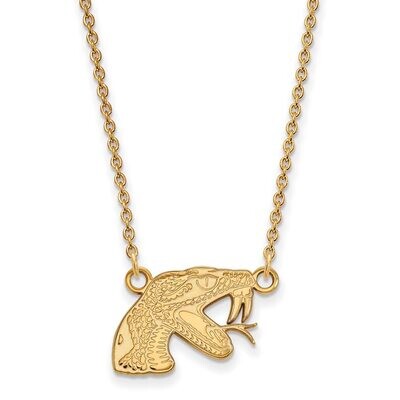 Florida A&amp;M University Small Pendant with Chain Necklace 10k Yellow Gold 1Y009FAM-18, MPN: 1Y009FAM…