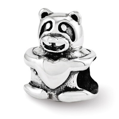 Teddy Bear Bead - Sterling Silver QRS3547, MPN: QRS3547, 191101195686
