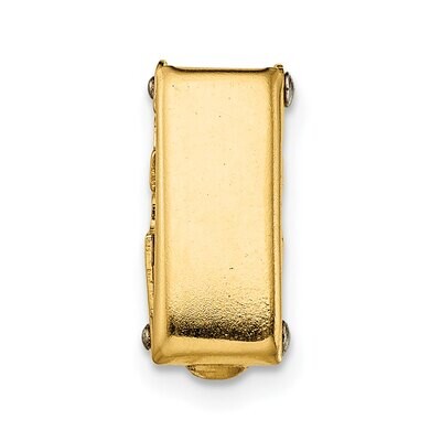 Fold Over Clasp 14k Yellow Gold YG1789, MPN: YG1789,