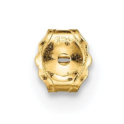 Earring Back Setting 18k Yellow Gold 8Y705, MPN: 8Y705,