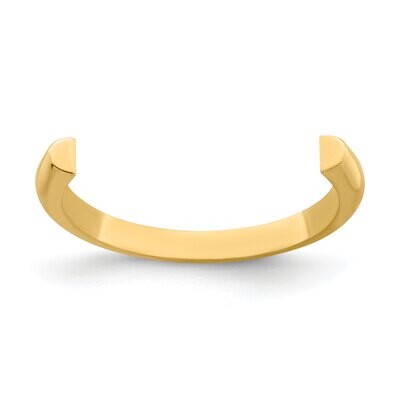 Die Struck Half Shank 14k Yellow Gold YGSH121, MPN: YGSH121,