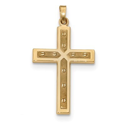 Cross Pendant 14k Gold Polished XR1567, MPN: XR1567, 883957731421